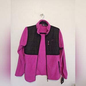 New Balance Women's Vibrant Pink and Black Jacket